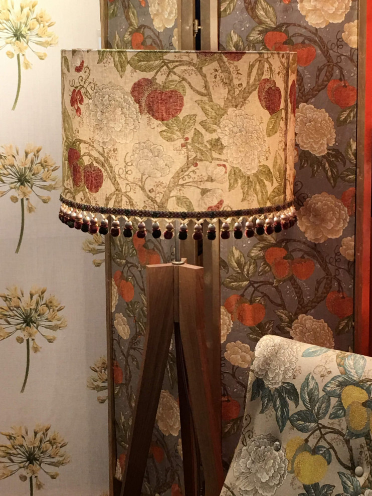 Абажуры из ткани на пластике