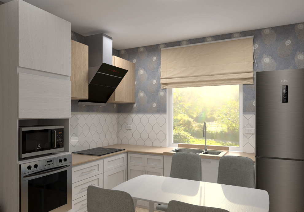 Загородный дом кухня-гостиная