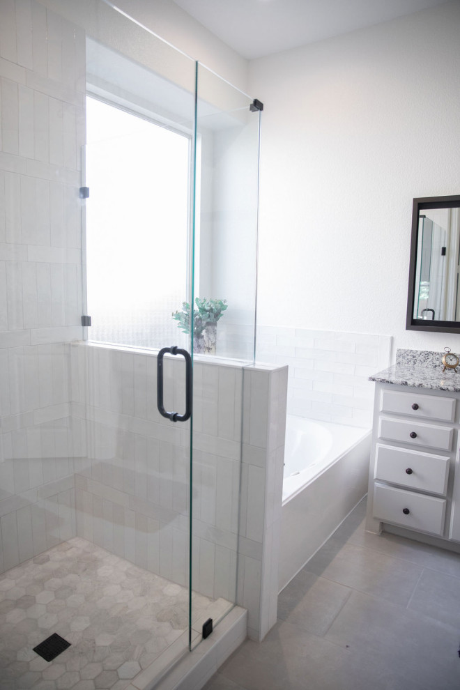 Kitchen + Primary Bathroom