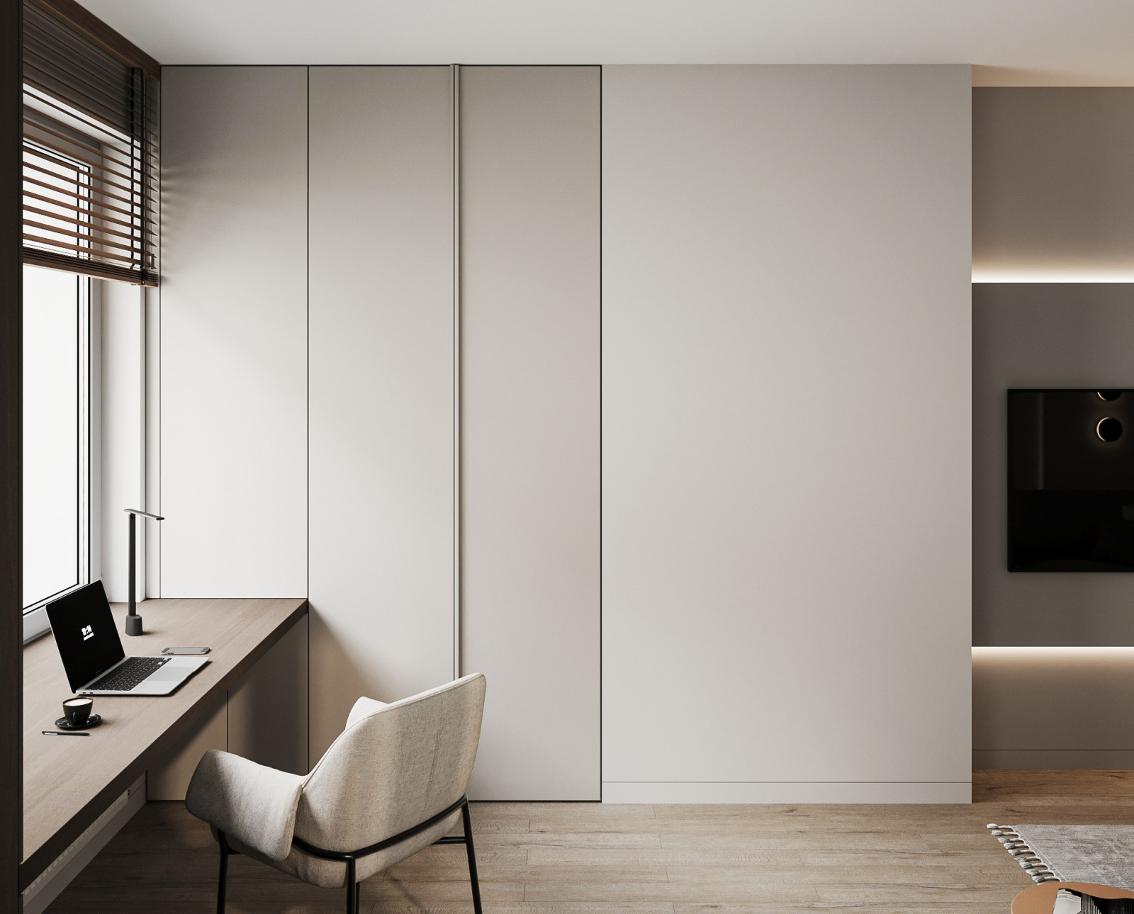 Дизайн-проект 3х-комнатной квартиры в "ЖК БелАрт", 78 кв.м