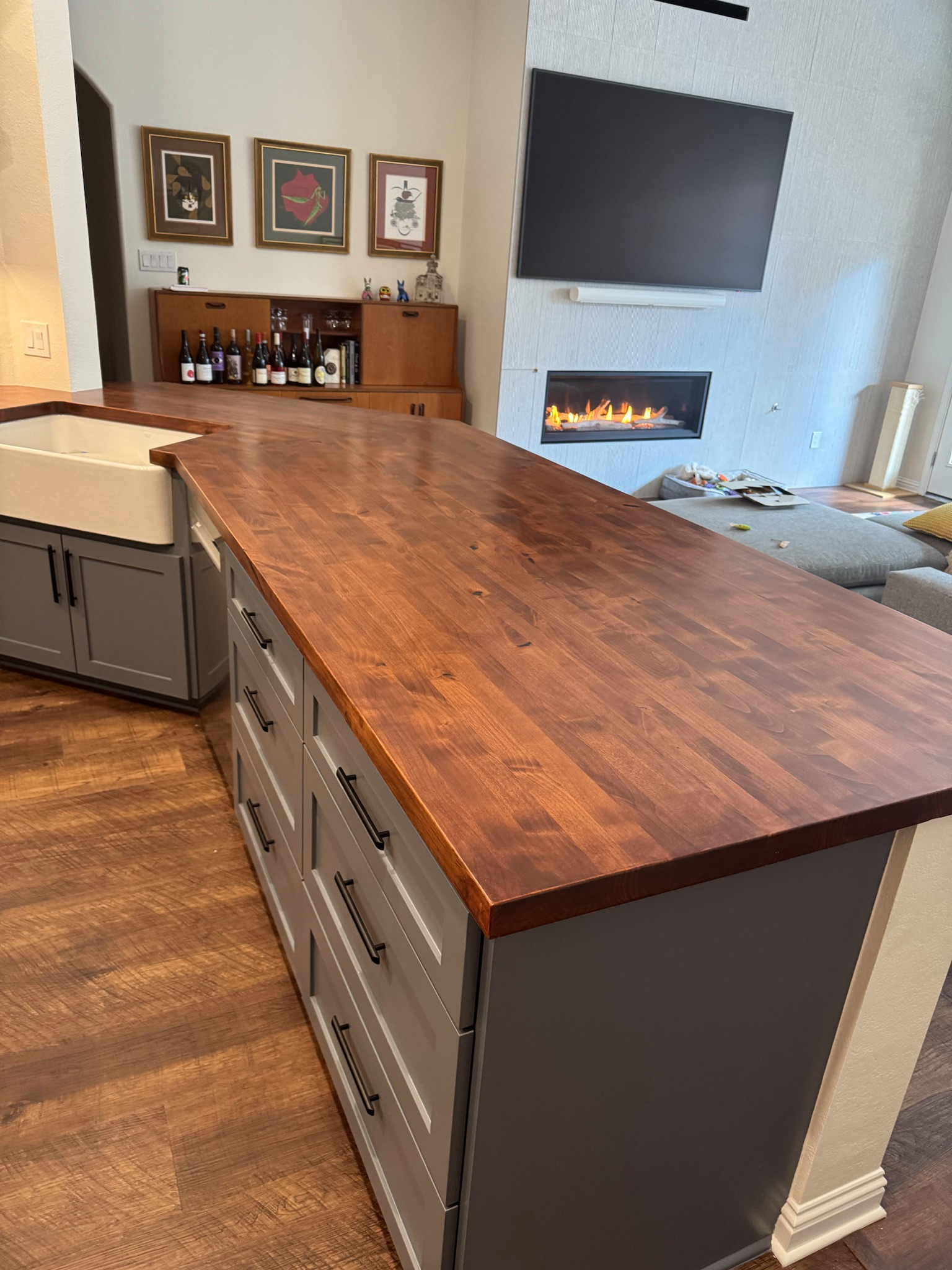 Edge Grain Wood Countertops