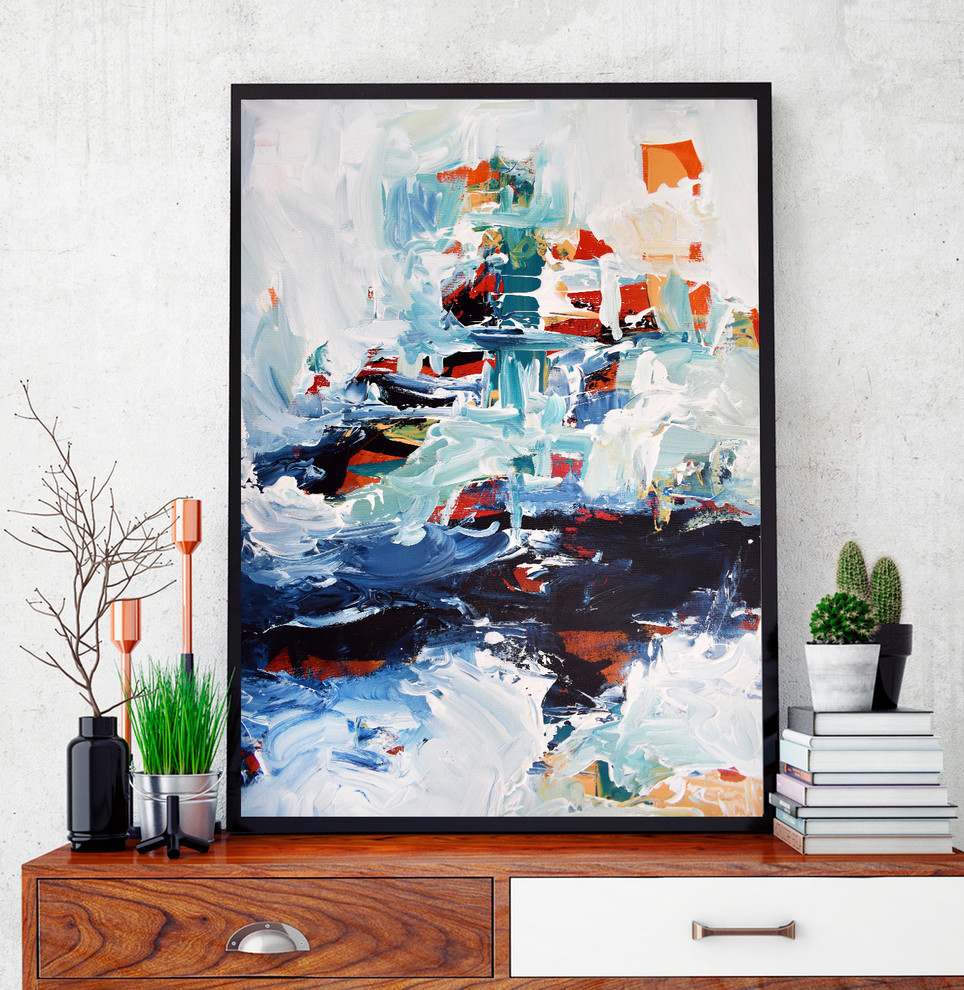 Abstract Art Prints Home Decor Large Wall Art Prints London by Omar