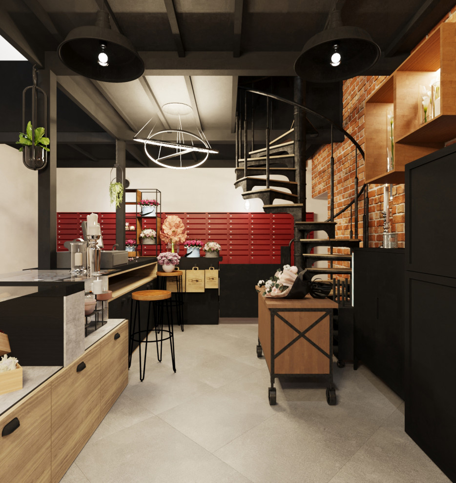 Коммерция. Двухэтажный Цветочный магазин 32 м²