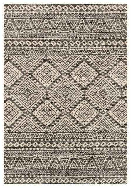 Mapenzi Global Bazaar Charcoal Ivory Aztec Rug 3 10x5 7 Mapenzi Global Bazaar Charcoal Ivory Aztec Rug 3 10x5 7