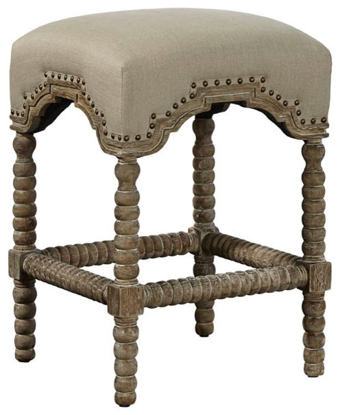Casaloma Carved Counter Stool