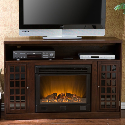 Bismark 48" TV Stand with Electric Fireplace