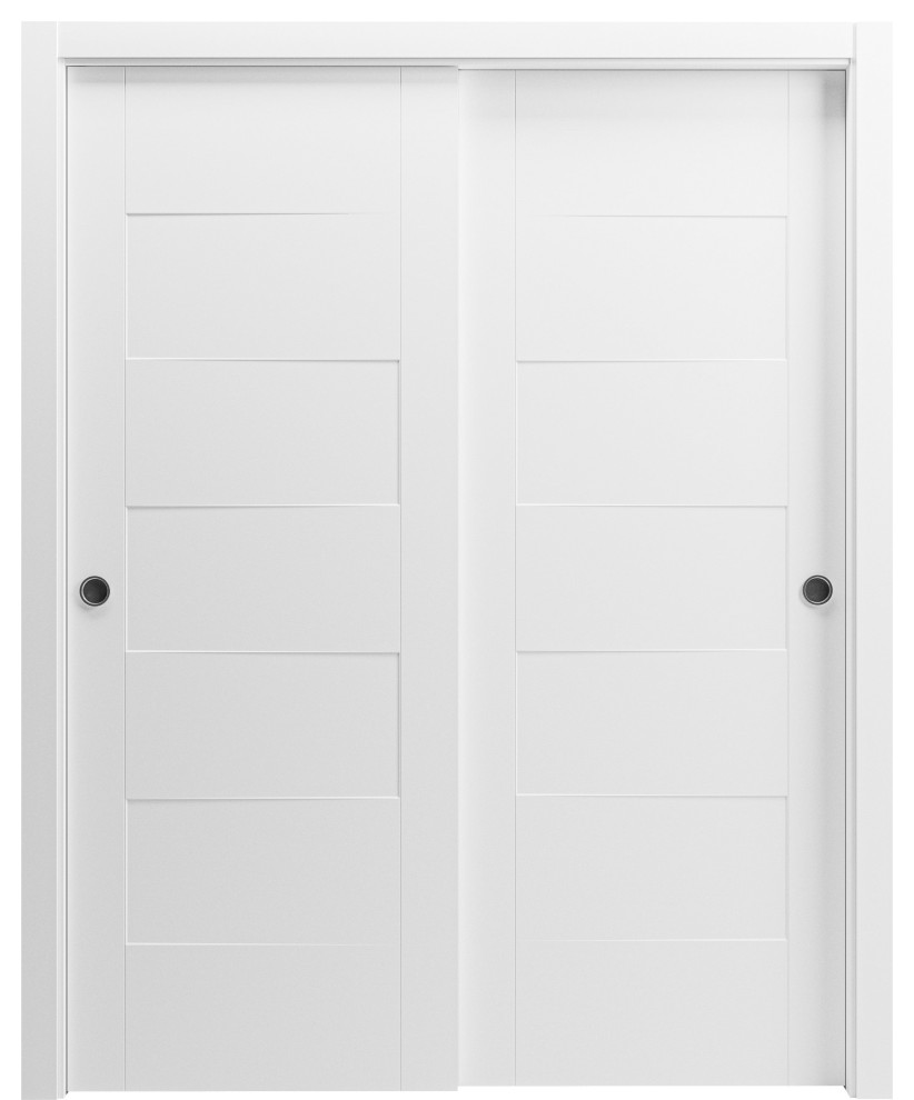 Sliding Closet Bypass Doors, 48 x 80 - Transitional - Interior Doors ...