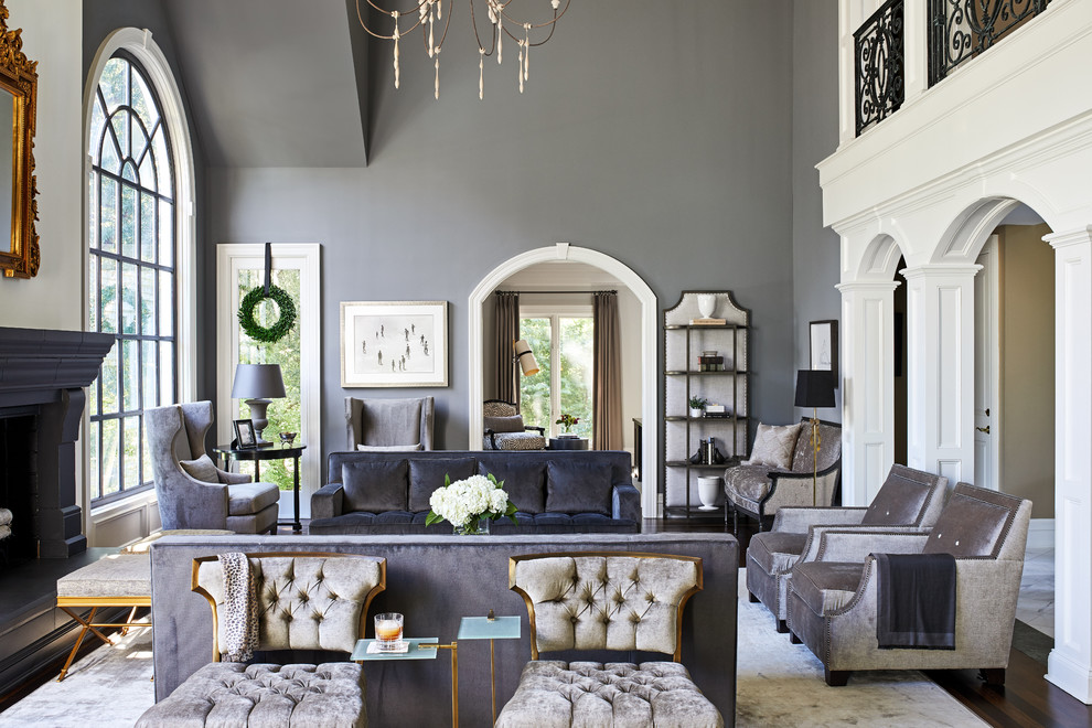 Fabulous Living Room For Entertaining Transitional Living Room Dc Metro By Haus Interior Design