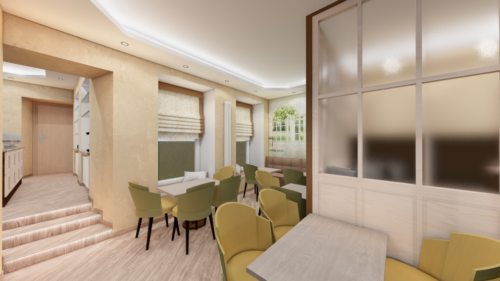 Интерьер кафе-ресторана в отеле Евразия