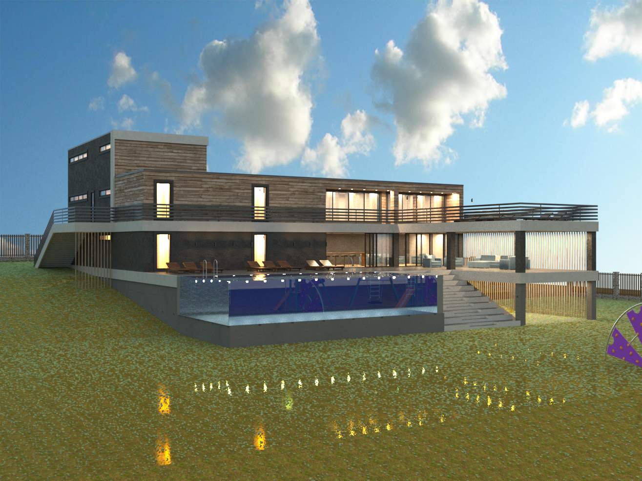 Вилла с бассейном