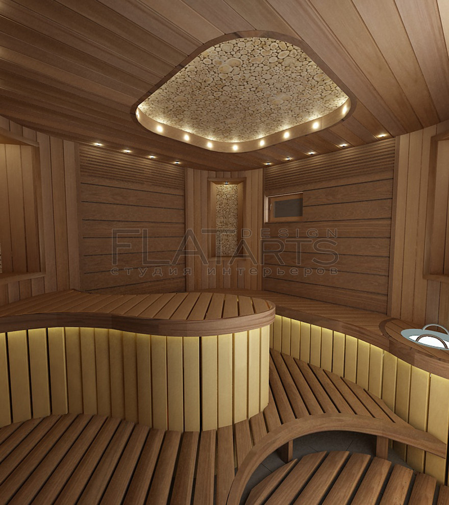 Дизайн банного комплекса 80 кв.м.