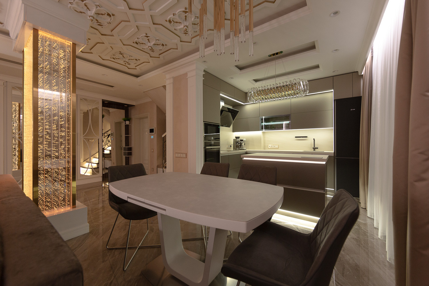 Реализованный проект - фото. Пентхаус "Гермес" ЖК "Цветной Бульвар"