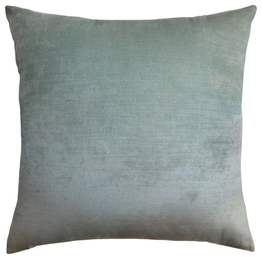 The Pillow Collection Aqua Neal Throw Pillow, 26"