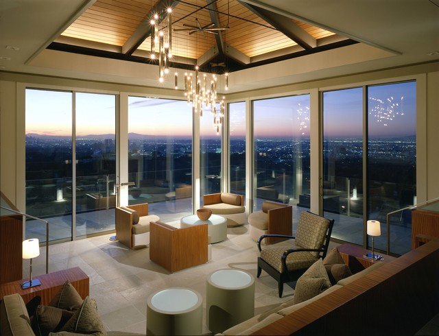 Architectural Simplicity modern-living-room