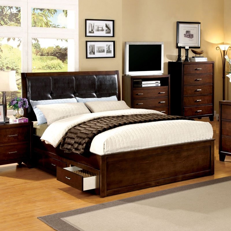 Furniture of America Tifton Storage Bed Multicolor - IDF-7067Q