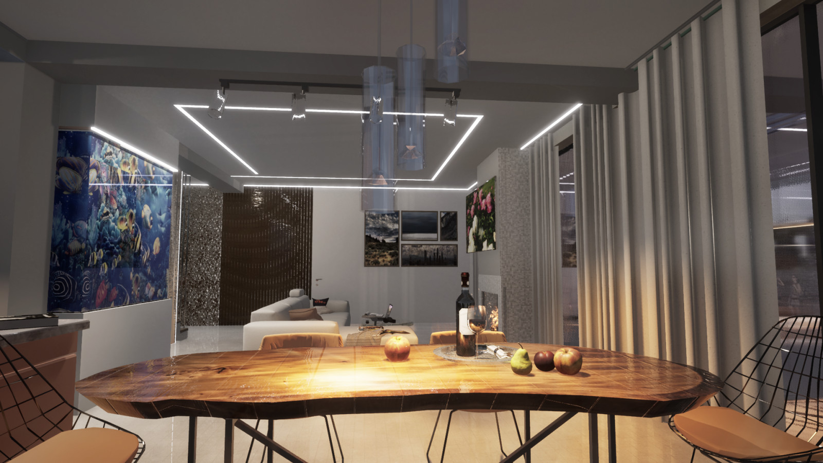 Планировки существующего коттеджа и планировка территории