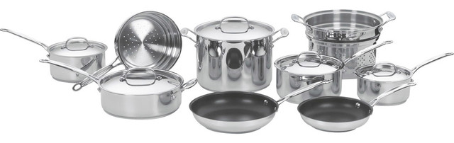 Chef's Classic? Stainless Steel 14-Piece Cookware Set