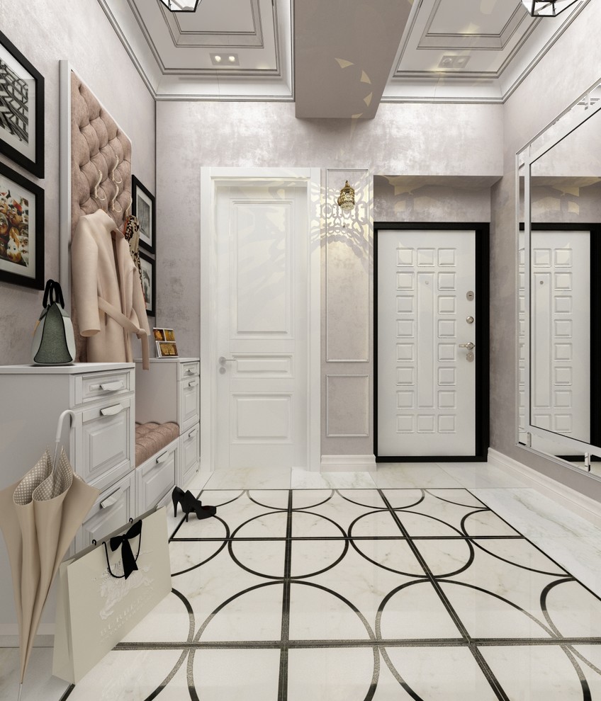 Ванная комната с душевой и ванной