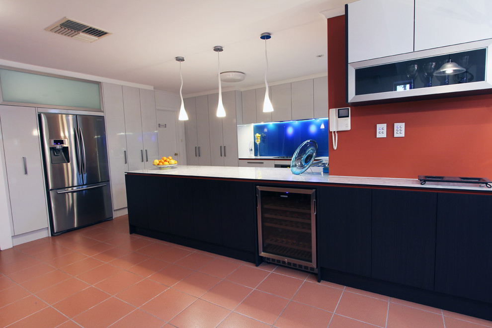 Photo of a mediterranean kitchen in Adelaide.