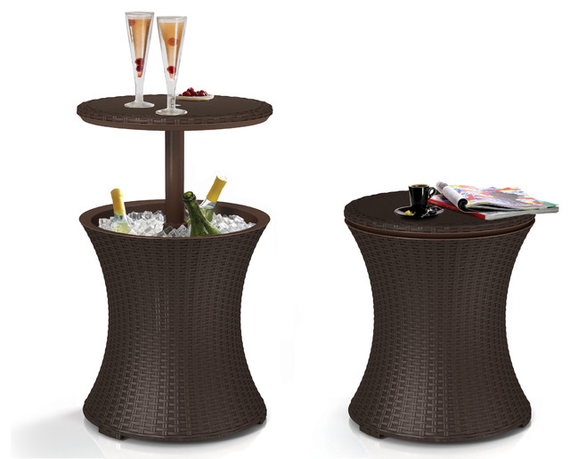 keter modern cool bar and side table