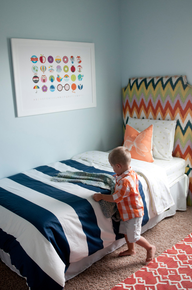 Design ideas for an eclectic kids' room in Salt Lake City.