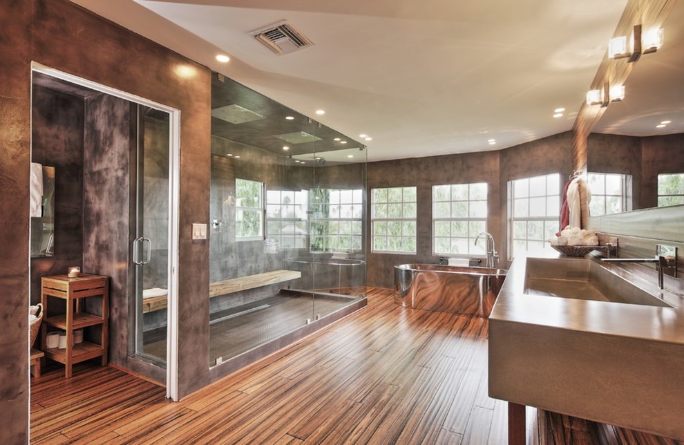 Микроцемент Topciment во влажных помещениях