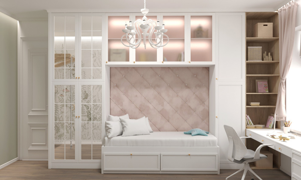 Комната девочки в классическом стиле