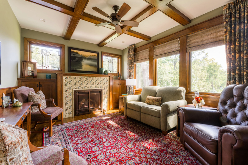 Arts & Crafts Reimagined - Craftsman - Family Room - Chicago - by Bobbi ...
