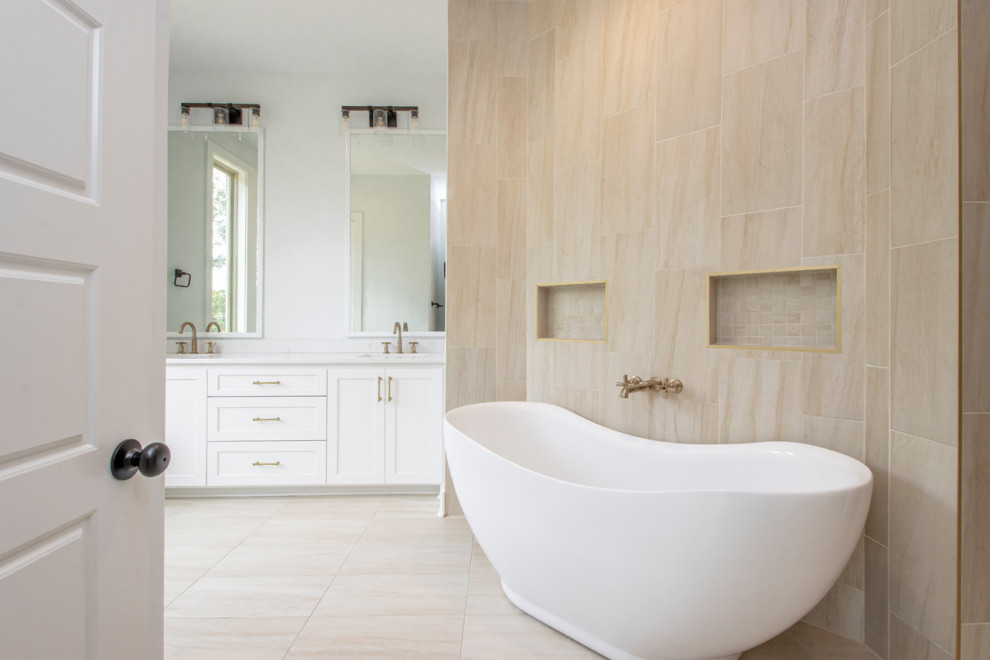 Contemporary New Home Build Contemporary Bathroom Little Rock