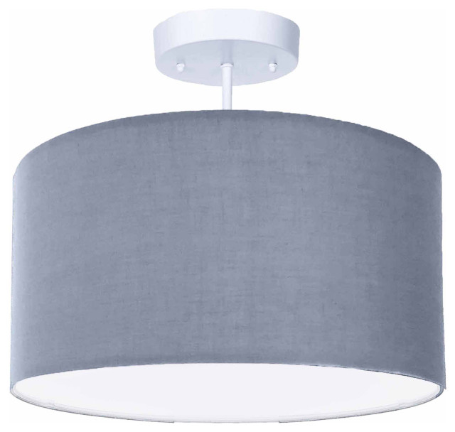 Strictly Grey Light Fixture, 3Lights Transitional Kids Ceiling