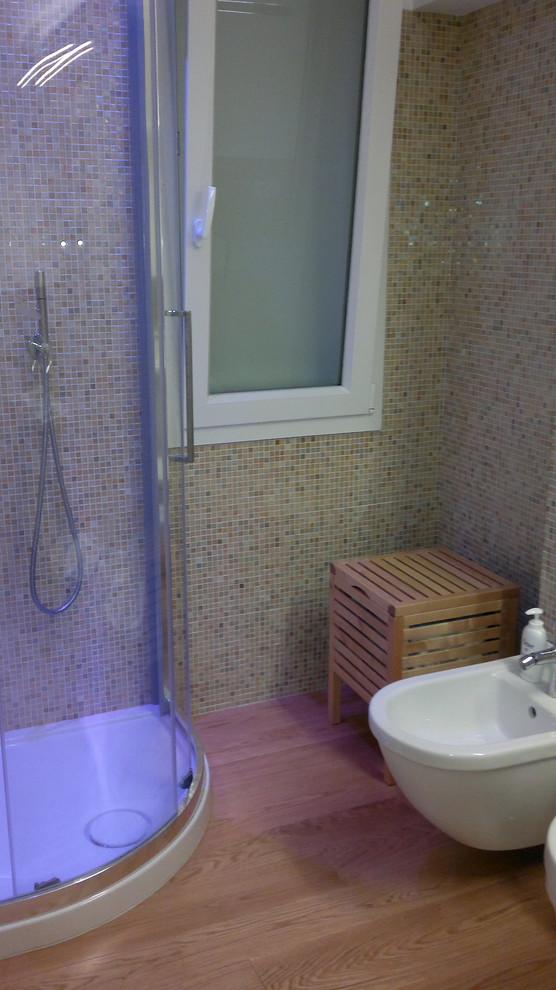 Modern bathroom in Rome.