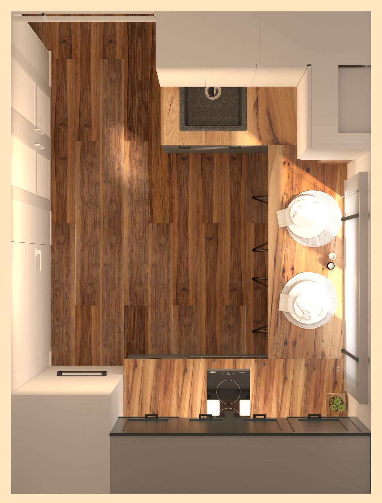 Маленькая однушка в старом фонде  "ДО и ПОСЛЕ"