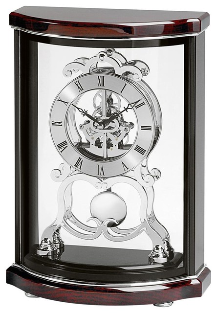 Bulova Wentworth Pendulum Mantel Clock Skeleton Movement