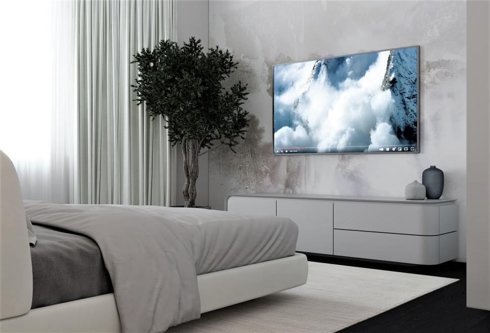 Проект светлой квартиры для семьи врачей.