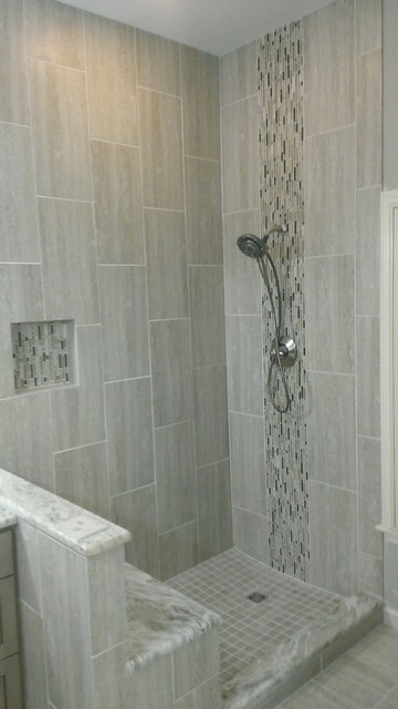 MASTER BATHROOM  Complete remodel 12 x 24 Vertical  Tile  