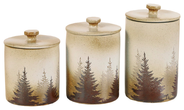 Rustic Canister Sets for Kitchen 
