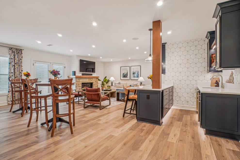 Vienna Lower Level Remodel - Transitional - Basement - DC Metro - by ...