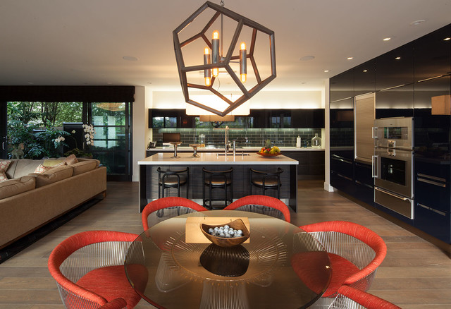 Huntington Beach Residence modern-esszimmer
