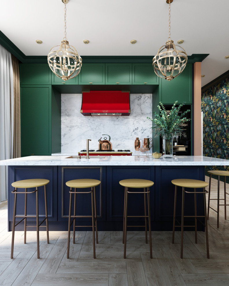 Интерьер кухни-гостиной