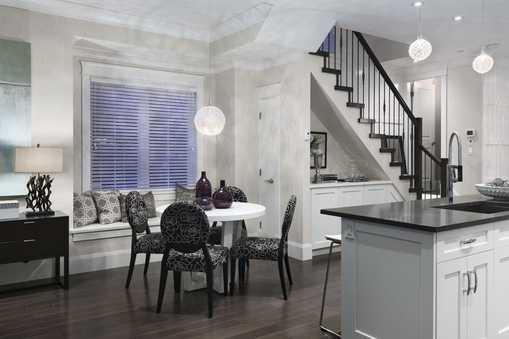 Inspiration for a transitional home design remodel in Vancouver