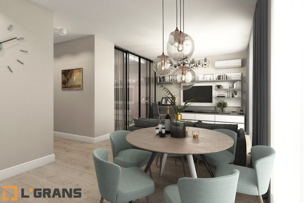 Дизайн интерьера 2к. квартиры по ул. Вахова, 4 в Хабаровске