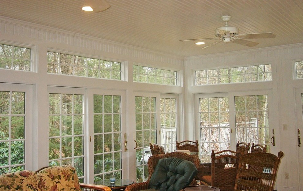 Ceiling Sun Window Floor to Ceiling Windows - Traditional - Sunroom - Boston - by Wright ...