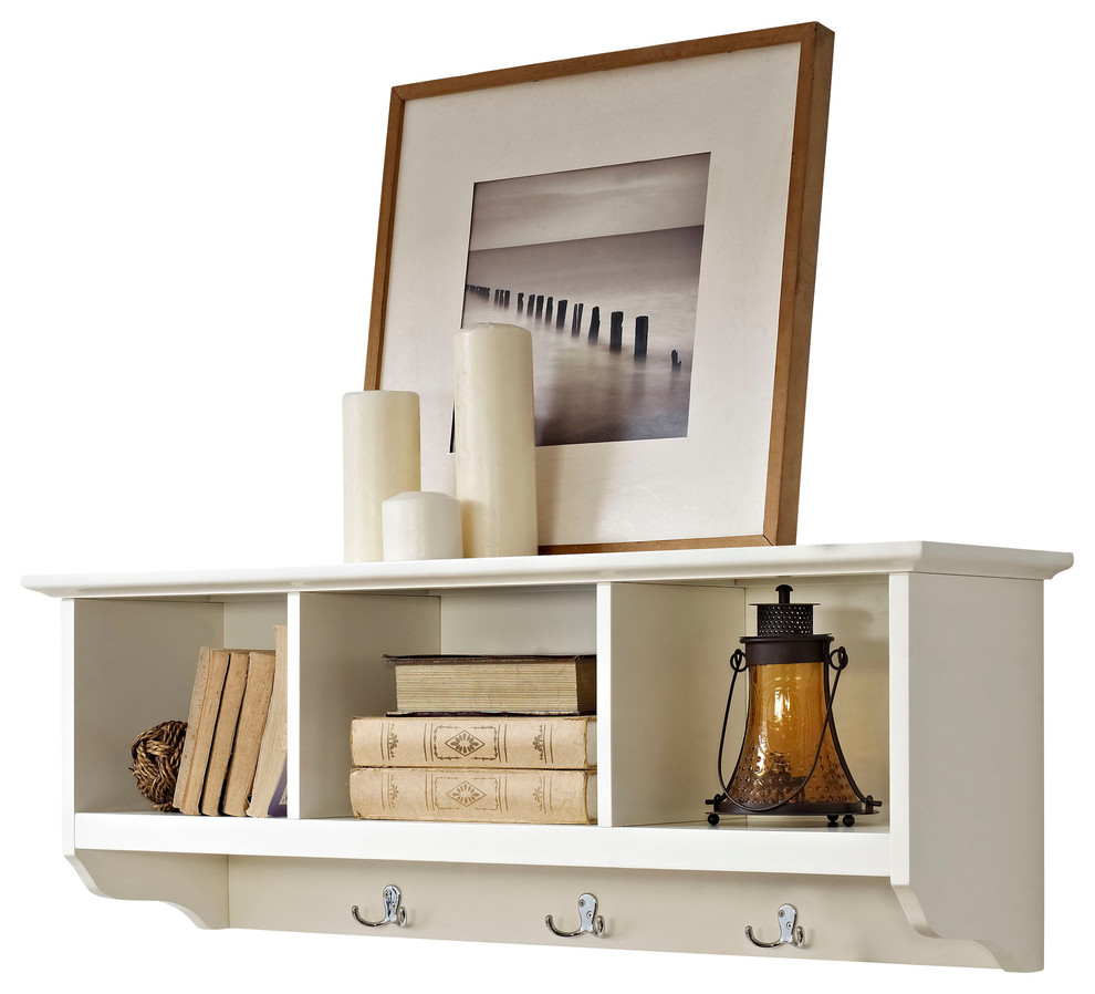 Brennan Entryway Storage Shelf Transitional Display And Wall