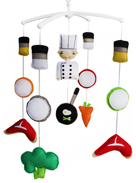 Funny Musical Mobile Modern Baby Mobiles By Blancho Bedding