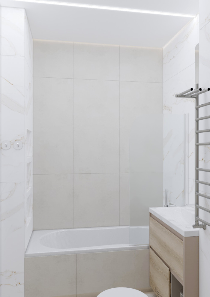 ЖК ЗилАрт дизайн интерьера для семьи из двух человек.