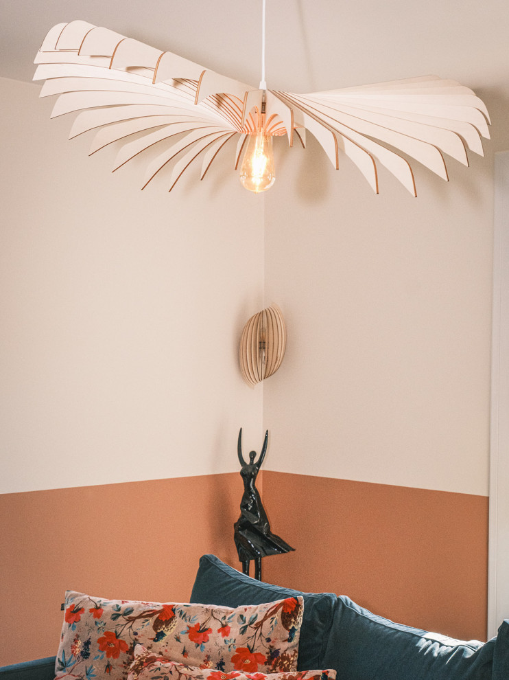 Transformation d’une pièce de vie à Bellecombe-en-Bauges – Harmonie, lumière et