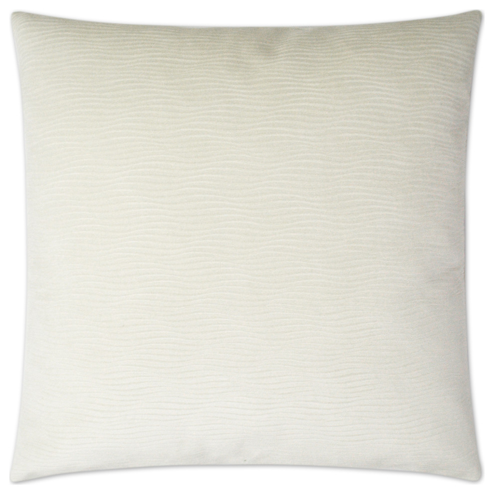 Canaan Company Stream Accent Pillow Ivory Finish 3015I Contemporary