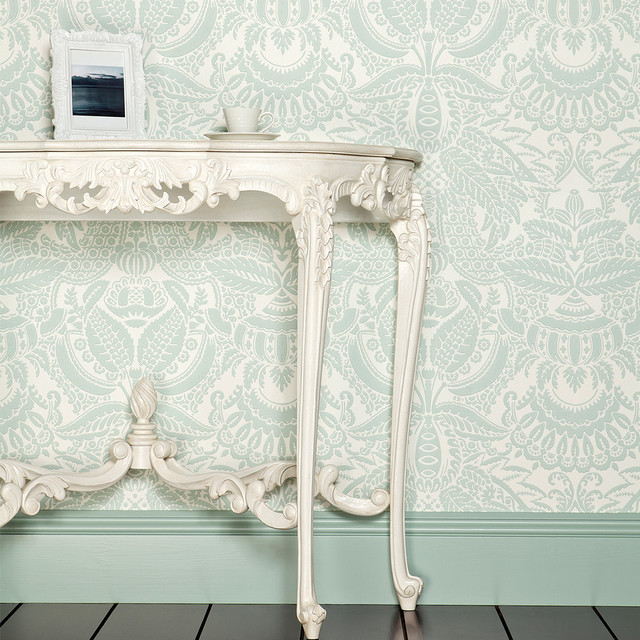 Provencal Marie Antoinette White Console Table Traditional