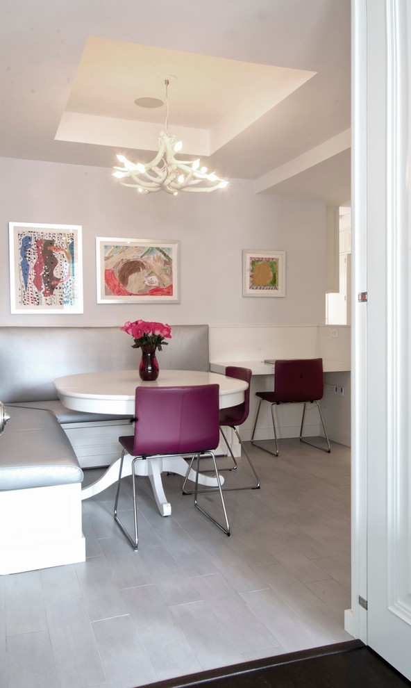 Riverside Drive Apartment - Trendy dining room photo in New York