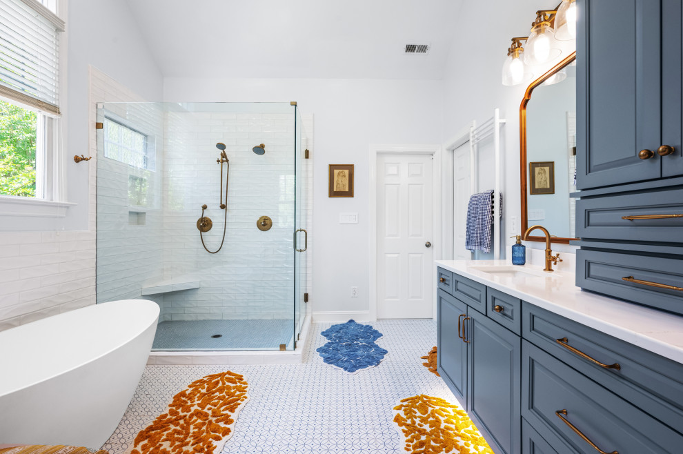 Blue Cary Bathroom